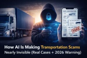 AI-powered transportation scam using fake freight documents to steal loads